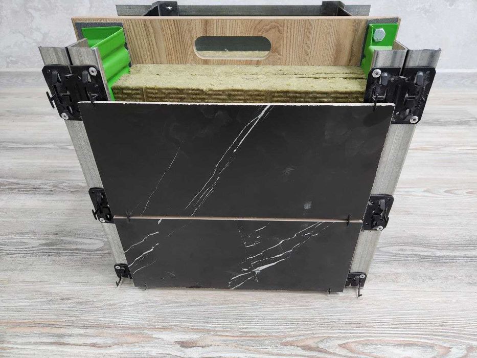 Подсистема для вент-фасад (сухой монтаж), кронштейны, кляммера и т.д.