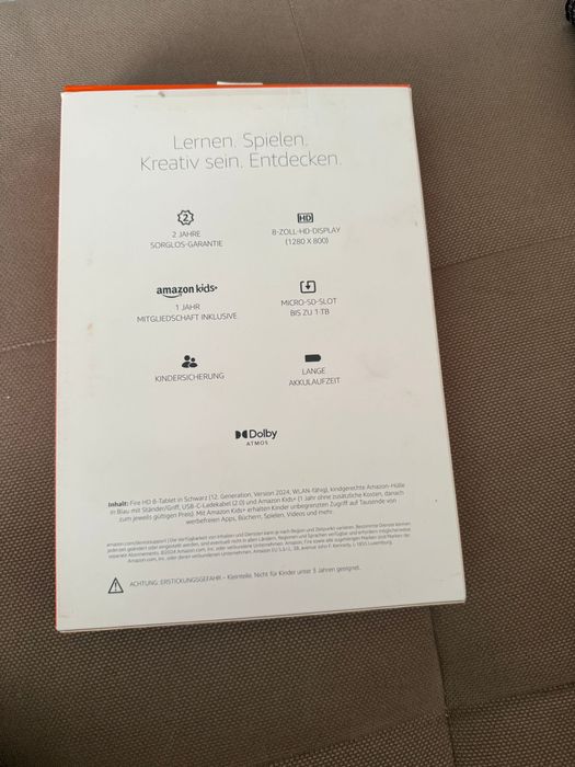 Tableta Amazon Fire HD 8 Kids 32 GB Sigilata