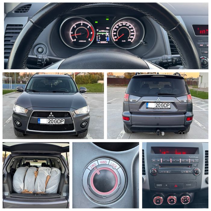 Mitsubishi Outlander An2012 4x4 7Locuri Inmatriculat 2Seturi JanteTop