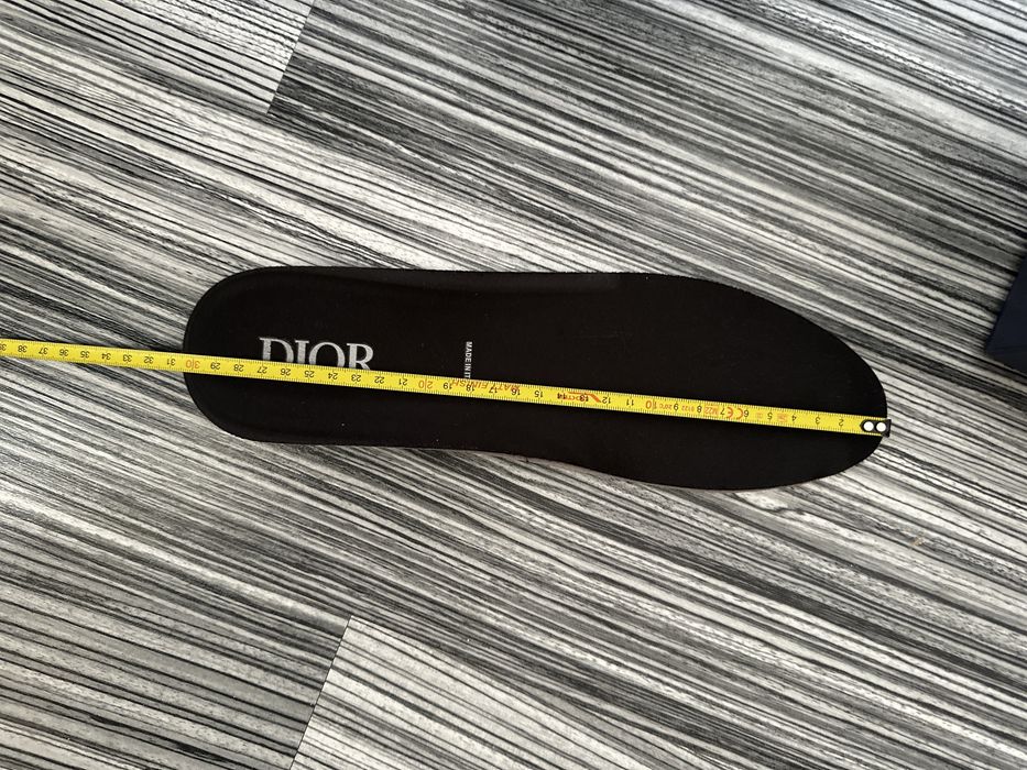 Dior B22 trainers black reflective 30.5 cm