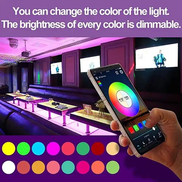 RGB смарт LED крушка