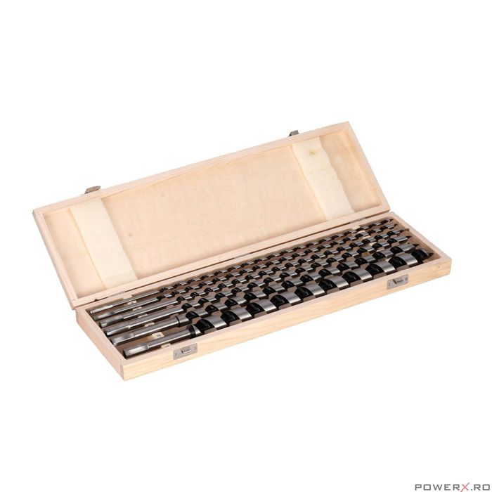 Set burghie pentru lemn, 460 mm, 6 piese, 6 - 25 mm, Silver