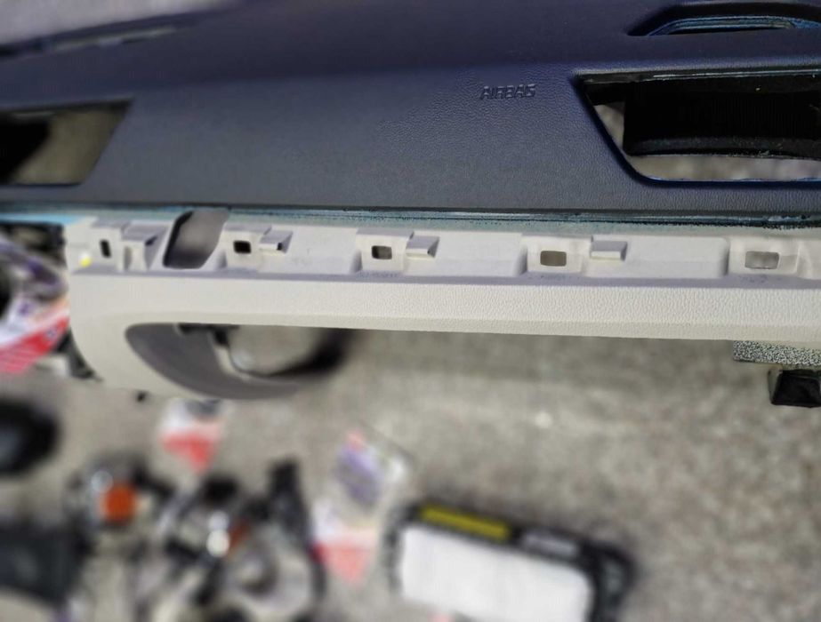 Skoda SUPERB 3 - kit airbag - plansa de bord bej negru - set centuri