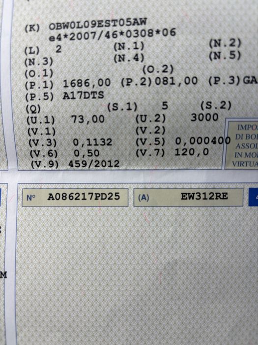 Dezmembrez opel astra j facelift euro 5  an 2019 motor 1.7 DTS   96kw