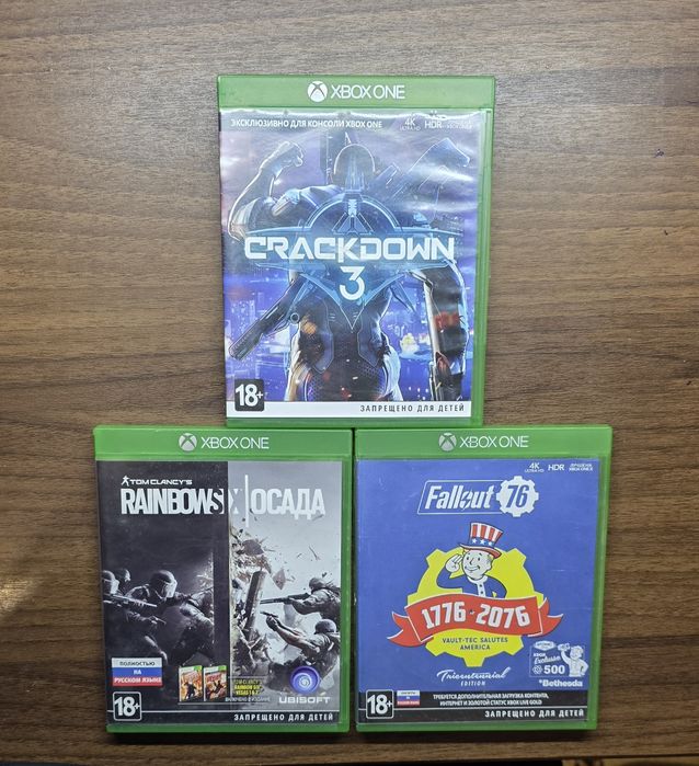 Диски на xbox 3 штуки