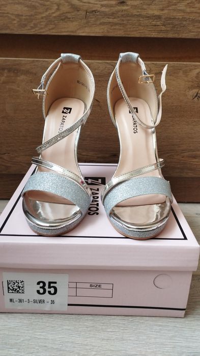 Sandale argintii Nr 35
