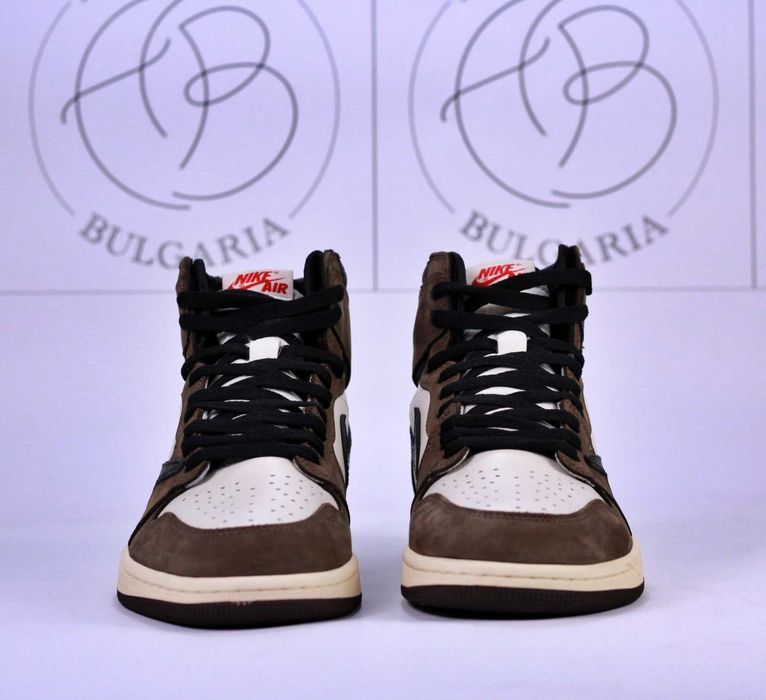 Nike Air Jordan 1 Travis Scott Мъжки Дамски Маратонки