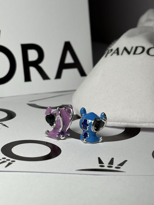 Pandora disney charm Angel&Stitch 1+1