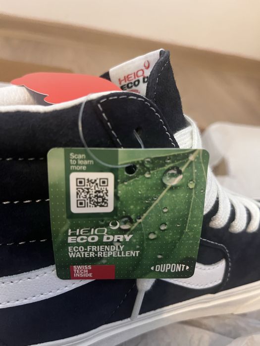 Vans високи кецове, с koжа обработка на Dupont