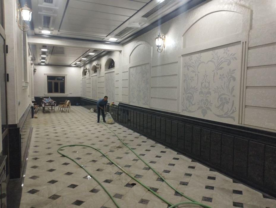 Travertin,Marmarino, Ottocento,Miniralka fasad ishlari qilamiza