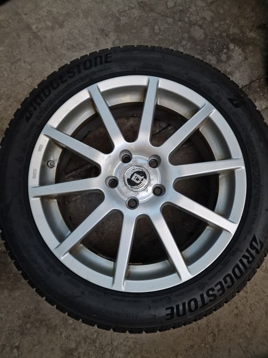 5х112 17 цола джанти Diewe със зимни гуми 205/55R17 BMW/Audi/VW