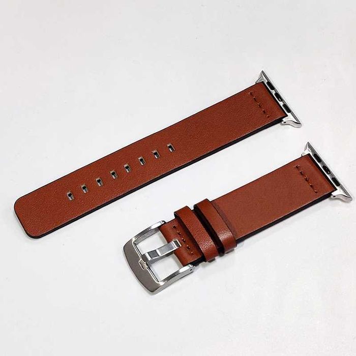 Кожена каишка верижка Apple Watch 7/8/9/10/11/SE 38/40/41/42/44/45/46