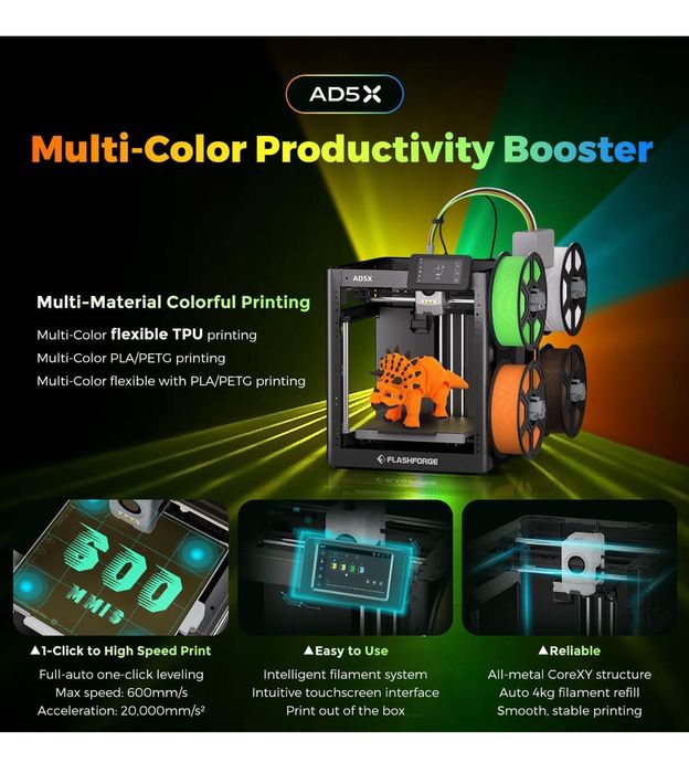 3D принтер FlashForge AD5X