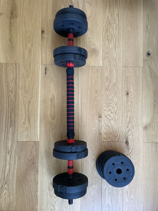 Set gantere/greutăți reglabile 20kg