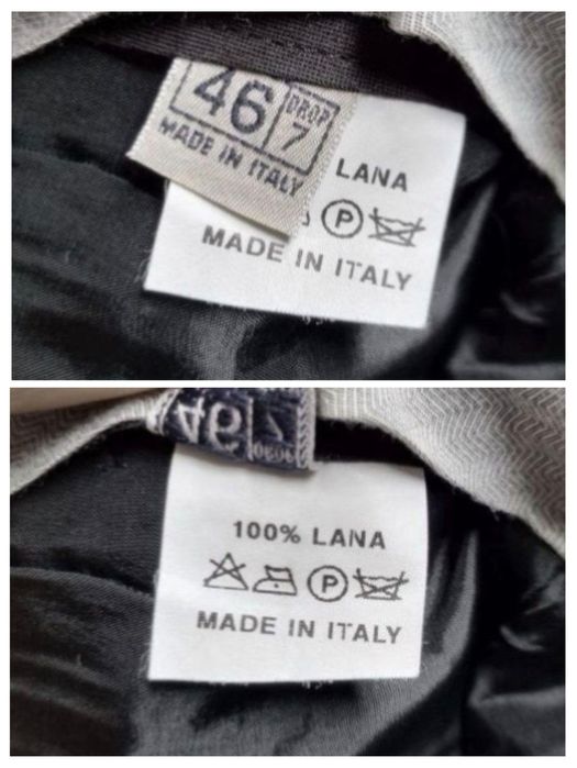 Pantaloni Elegant, Made in Italia, Barbati, 100% Lâna - 46