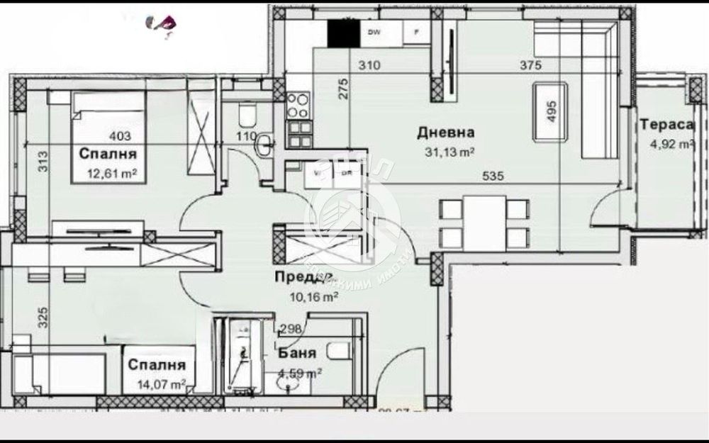 Продава се Тристаен апартамент в Пловдив, Остромила - 113 кв.м за 1100 €/кв.м - Снимка #1