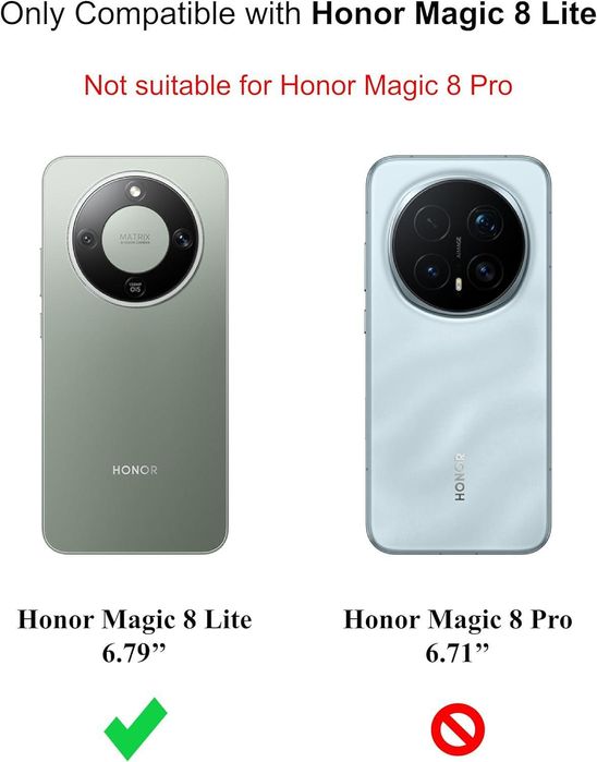 Прозрачен силиконов удароустойчив кейс за honor magic8 lite със защита