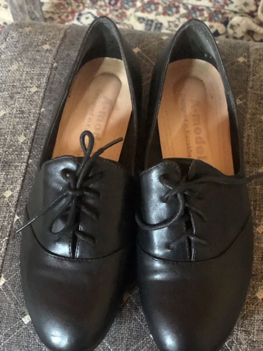 Кожанные лоферы