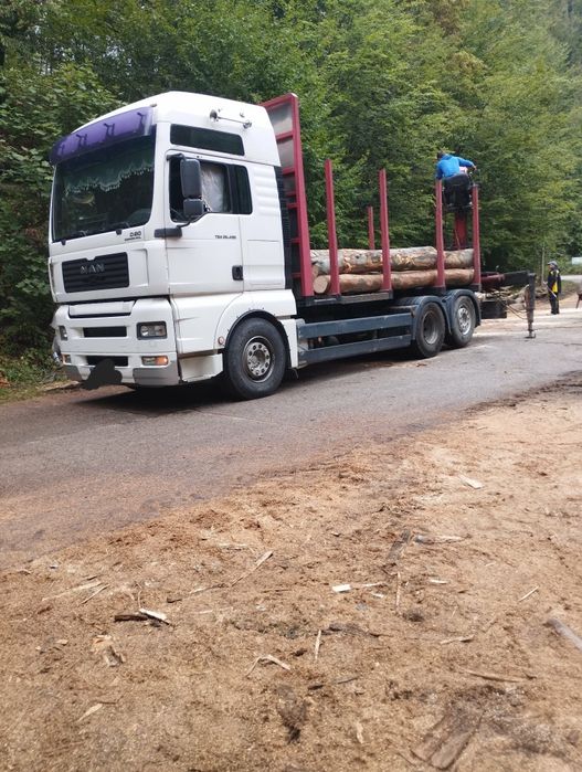Vând camion forestier