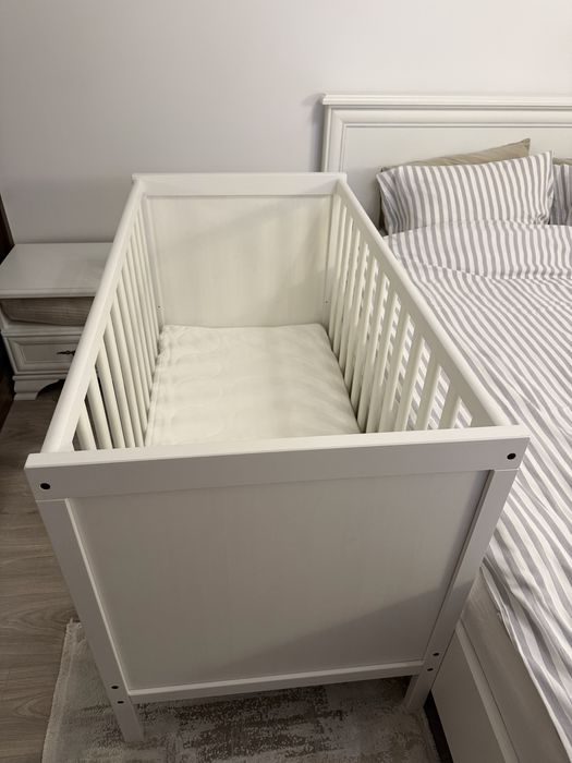 Patut alb bebe IKEA