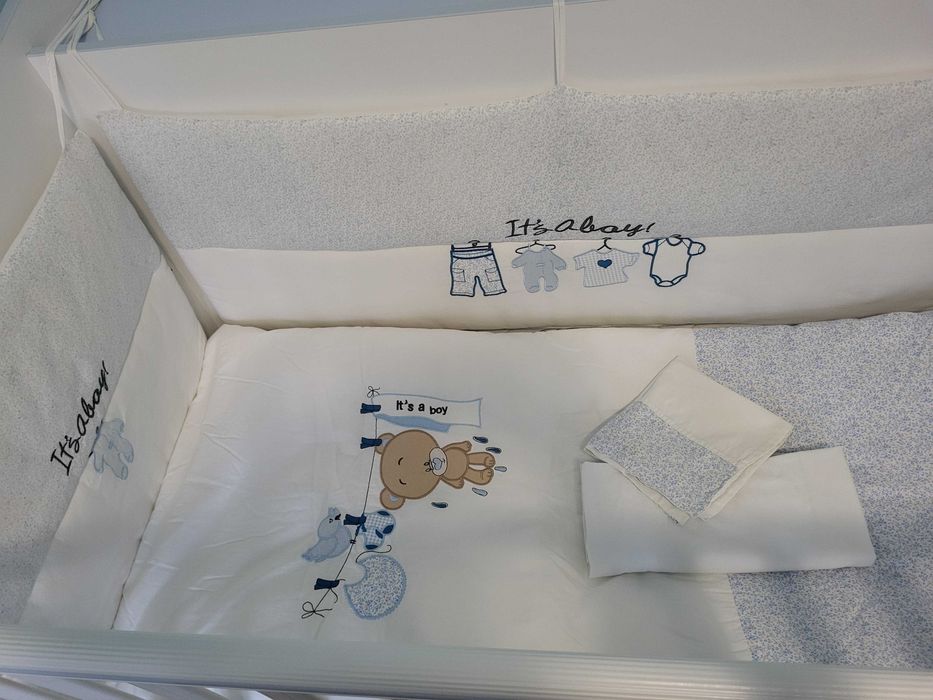 Бебешка кошара бебешко легло бебешка люлка обиколник бебешки матрак