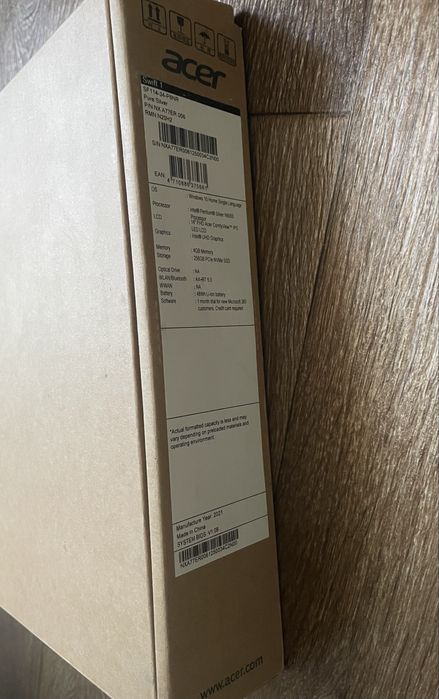 ноутбук acer N20H2 (swift 1)