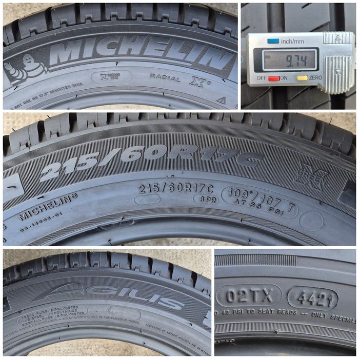 O bucată 215/60 R17C vară - una Michelin Goodyear Continental