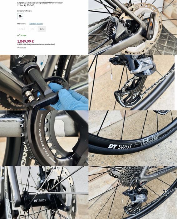 Cursiera CARBON Canyon Ultimate CF SL RO51, ULTEGRA R8100,hidraulice,stare excepțională