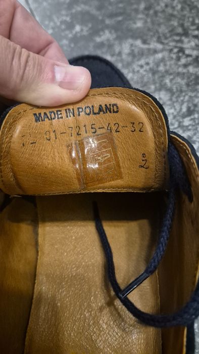 Pantofi piele întoarsă culoare albastu