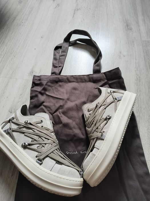 Rick Owens Ramones low megalaces 42