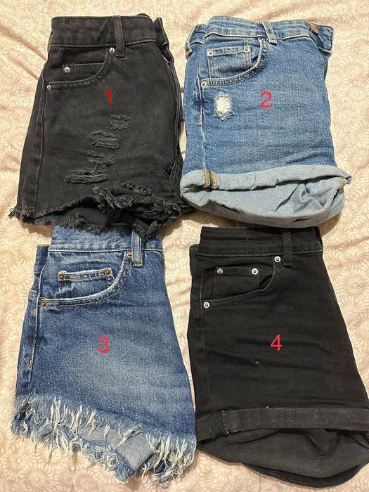 Къси дънкови панталонки 34