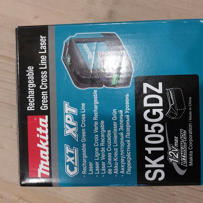 Намалена цена Makita SK105 GDZ оригинален Макита лазерен нивелир зелен
