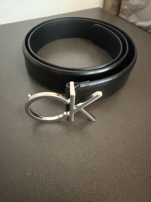 Дамски колан Calvin Klein-естествена кожа