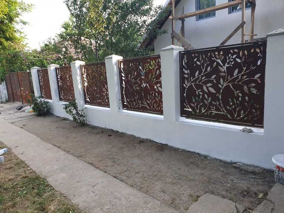 Panou/Panouriuri gard, decorativ, placare, poarta