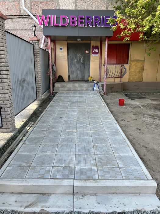 Брусчатка, укладка брусчатки, тратуарной плитки