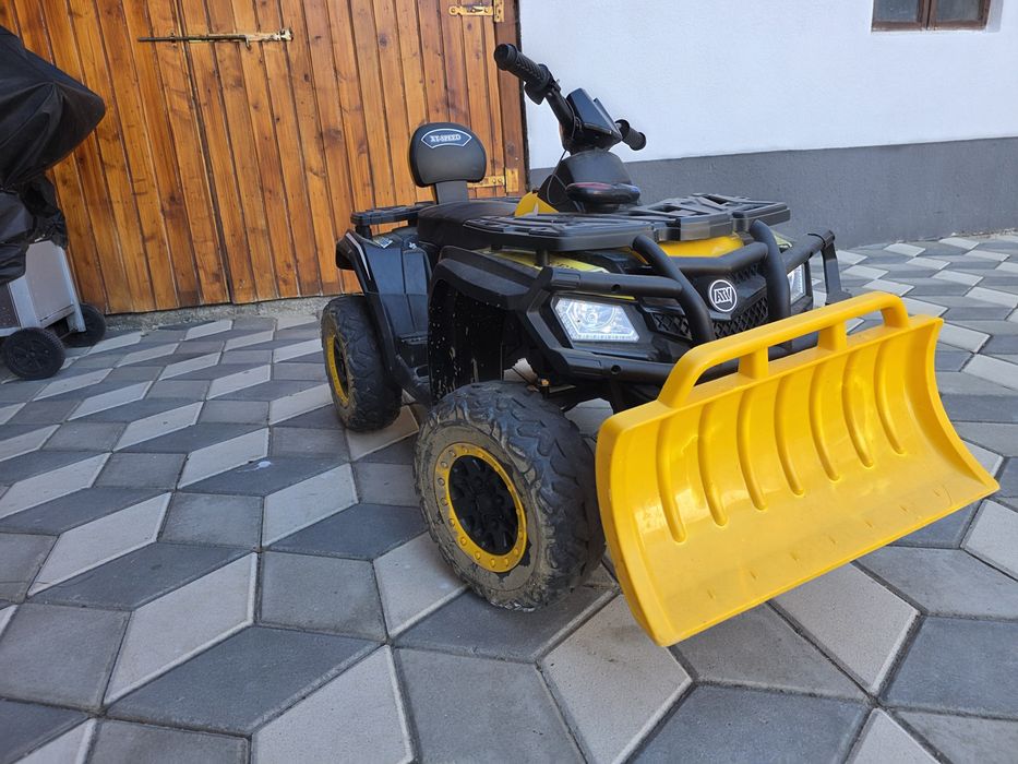 ATV electric copii XT-Speed 24V + lamă zăpadă – 900 lei