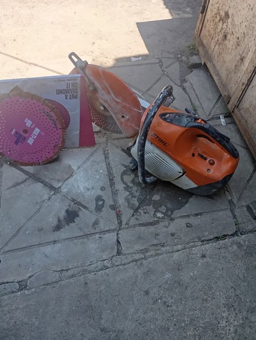 Sthil Ts410 plus 2 panze de taiat beton noi