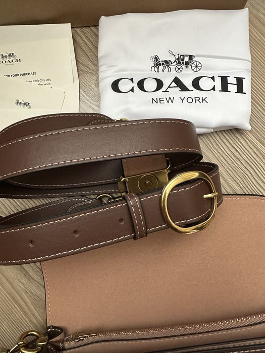 Дамска чанта Coach Tabby 26 в кафяв цвят