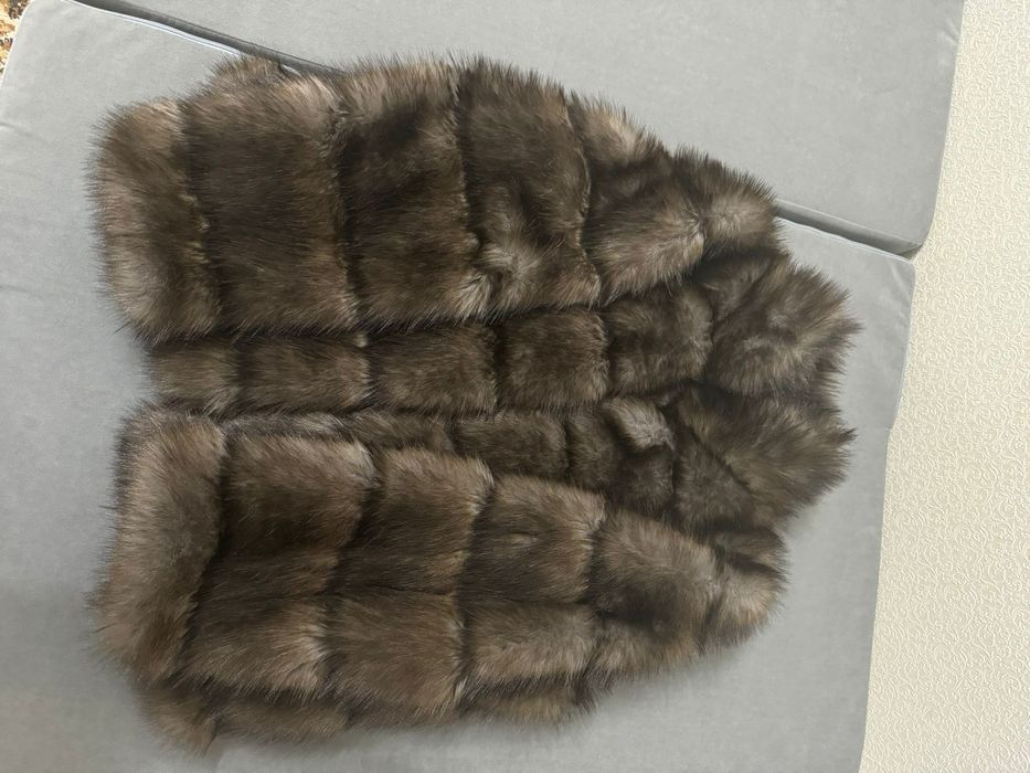 Искусственная меховая шуба