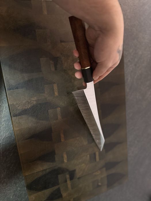 Cutit artizanal de bucatarie - otel inoxidabil 61 HRC , taiș japonez