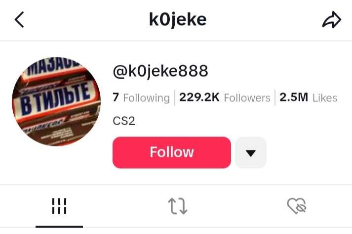 Тик ток аккаунт с 230к подписчиками