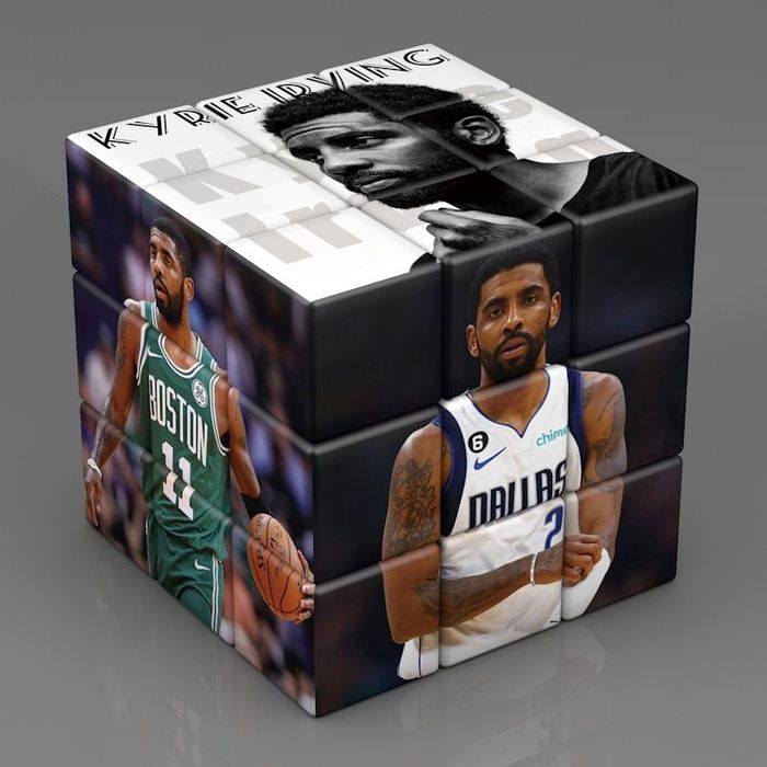 Кубик Рубика с легендами спорта (футбол и NBA)