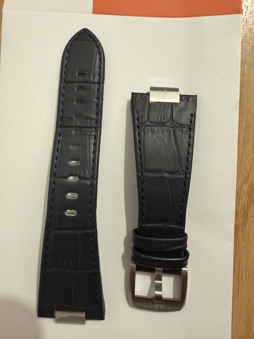 Vânzare Curea Cu Catarama Tissot Official Dark Blue PRX 40 mm