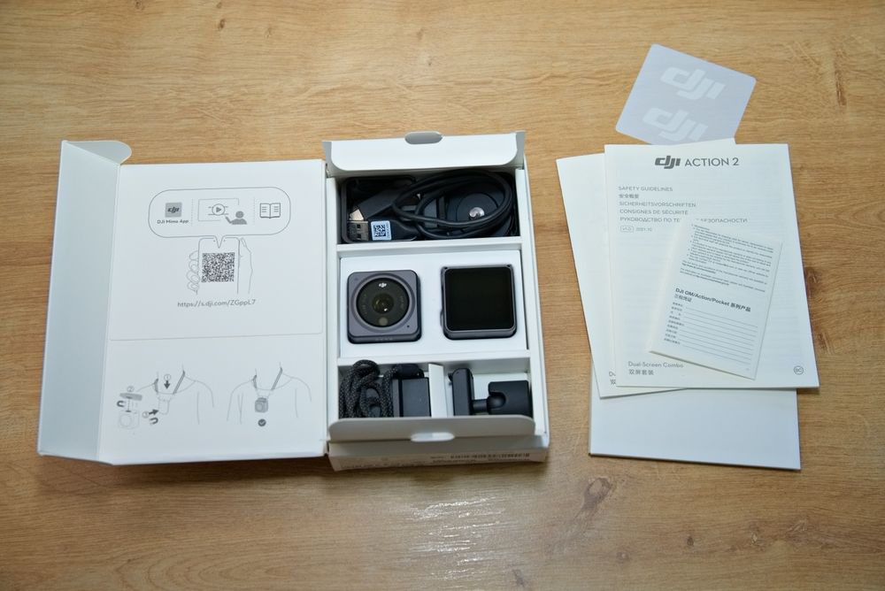 DJI Action 2 Dual Screen Combo + Куфарче Lekufee – Като нова!