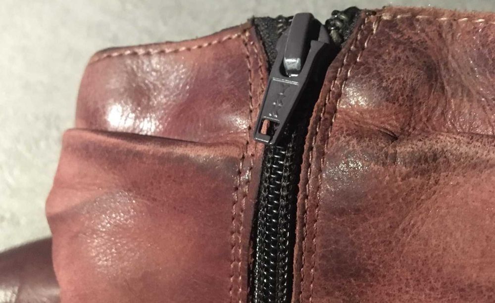 Pantofi din piele rosie 5th Avenue, YKK, pentru femei/dame, marimea 38