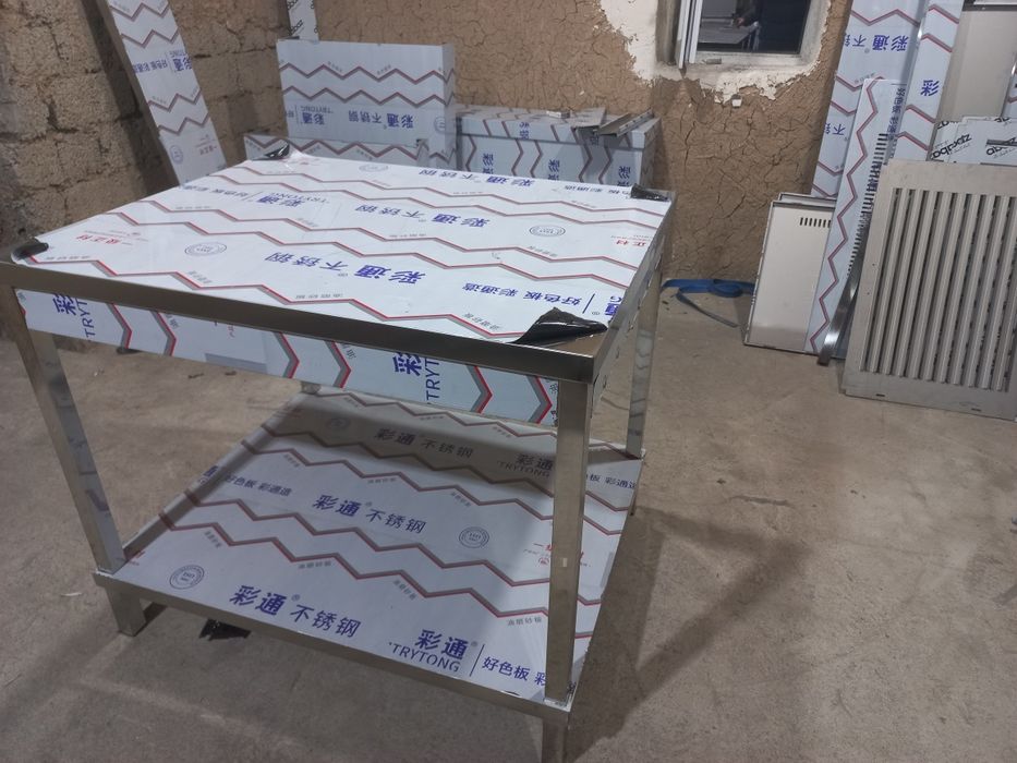 Стол стеллажи мойка все на заказ для кафе ресторанов пазваните 24/7