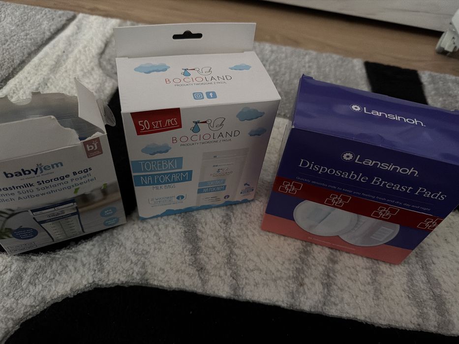 Pungi de stocare a laptelui + protectii san