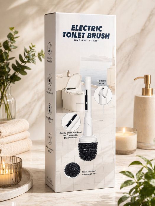 Elektrik unitaz cho‘tkasi (Electric Toilet Brush). Zayradkali..