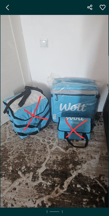 Термосумка для доставки wolt
