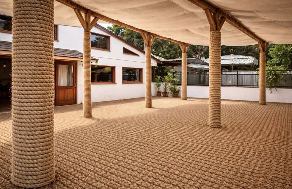 Sfoara decorativa din fibra de cocos natural pentru amenajari , decor